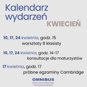 Read more about the article Kwiecień w Omnibusie